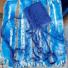 Rete Da  Pesca Decorativa Blu