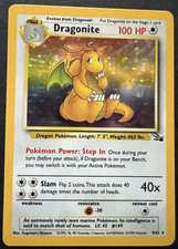 Dragonite 4/62 Fossil Holo