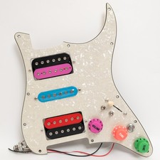 HSH Set battipenna Strat pre-cablato, Alnico 5 pickup Humbucker per parafango
