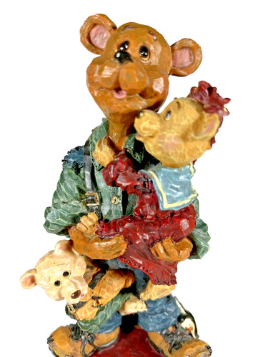 Statuina famiglia orso - statuina,