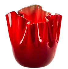 FAZZOLETTO  VENINI - MEDIUM 700.02 - rosso/verdemela