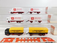 3x wiking H0 1:87 Autocarro Man: 471 Bianco Pan Zenzero + 421 Pieper,Mint + Box