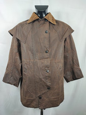 RARO Barbour Backhouse marrone C40/102cm Riding Brown Wax Jacket Medium