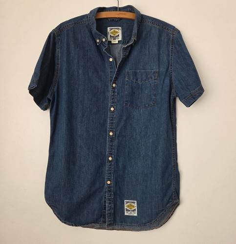 Superdry brand camicia denim - brand,