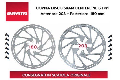Coppia disco sram centerline - disco,