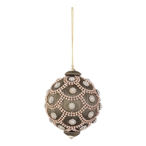 Sfera natalizia con strass - sfera,