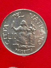 Moneta vaticano lire 1960 - vaticano, 10