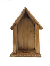 Wooden niche for statues