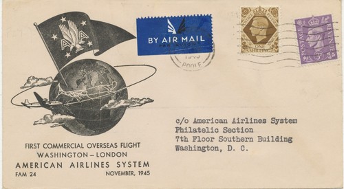 1945 raro primo - gb, volo