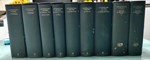 Letteratura italiana tomi - italiana,