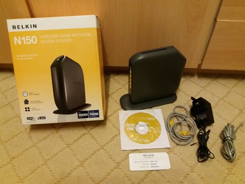 Belkin n150 router modem - router,