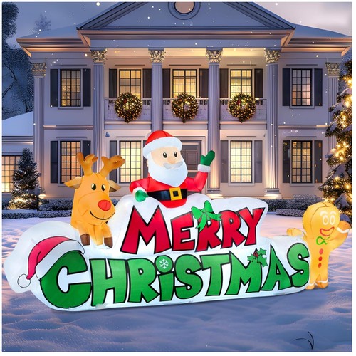 Insegna buon natale con - insegna,