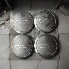 Tappo Coppetta Coprimozzo Fregio Cerchio in Lega 16" Originale Fiat 500/500C