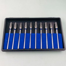 10pz/Set Frese Dentali Acciaio
