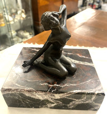 SCULTURA IN BRONZO "DONNA NUDA