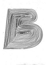 MARIO CEROLI "Lettera B"