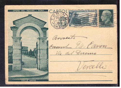 Cartolina postale opere - postale,