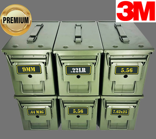 Ammo can sticker - sticker, caliber