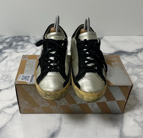 Golden goose superstar silver - golden,