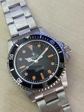 Orologio Watch Custom Mod Automatico Seiko nh35 Vintage Style Cassa 39 mm 