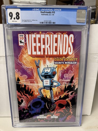Veefriends comic cgc 9 8 - veefriends,