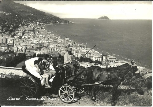 Alassio panorama - alassio, (sv)