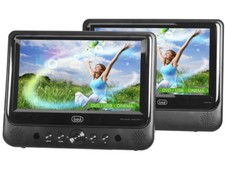 LETTORE DVD PORTATILE DUE DISPLAY 9" TREVI TW 7005, NERO , NUOVO