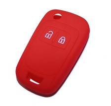 GUSCIO CHIAVE COVER SILICONE OPEL MOKKA ASTRA INSIGNA AVEO  CORSA 2 TASTI ROSSA