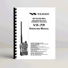Yaesu VX-7R Manuale Istruzioni Manuale Uso