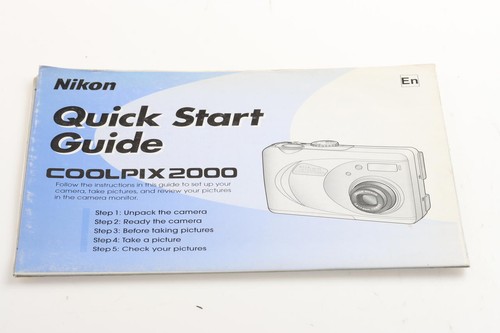 Nikon coolpix 2000 guida - coolpix,