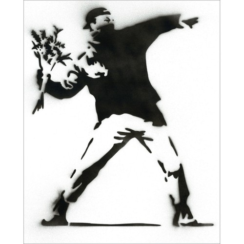 Banksy flower - banksy,