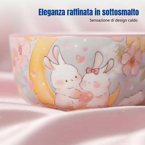 Set tavola ceramica con - tavola, in