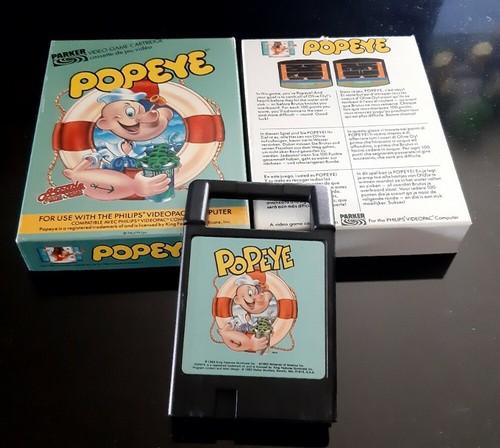 7000 philips videopac popeye - g,