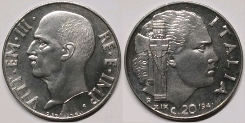 Centesimi 1941 impero con - impero,