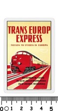 calamita trans europ express TEE treni rapidi lusso linea ferrovia treno binari