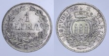 1 LIRA 1898 RARA SAN MARINO