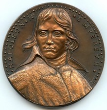 Francia Napoleone 200° Anniversario 1969 Cooper Art Medal di Jaeger 83mm 310gr!!!