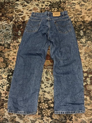 Jeans vintage arancione tab