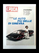 Epoca Rivista 1016 1970 15 marzo Salone Ginevra 1971 Bonatti Ciclismo