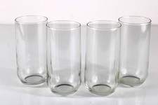 SET 4 BICCHIERI in vetro di