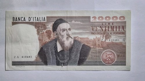 20000 lire tiziano decreto - lire,