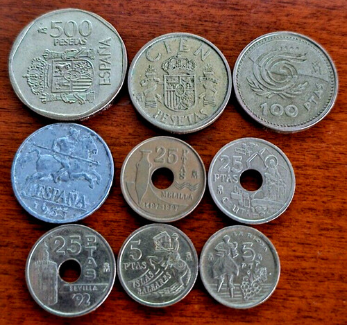 Lotto monete spagna - lotto,