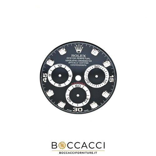 Rolex quadrante nero - quadrante, diamanti