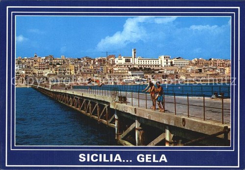 Panorama gela pontile - panorama,