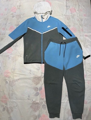 Tuta nike tech fleece blu - tuta,