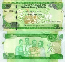 Ethiopia 10 birr 2020 P-53 UNC