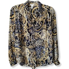 Camicetta H&M barocco nero oro