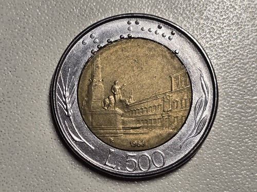 Italia 500 lire 1983 circolata