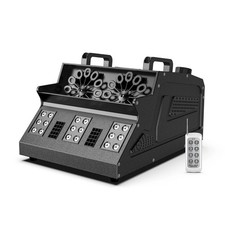 LeLeLeght 1500 W macchina nebbia a bolle di fumo RGB LED DMX512 luce palco remota parte DJ