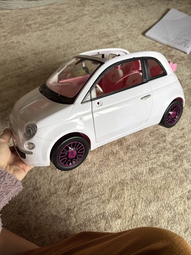 Barbie fiat 500 bianca - fiat,